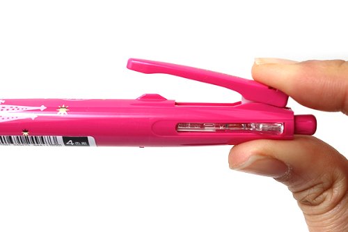 ゼブラ　プレフィール　限定品　４色ホルダー　10本 ゼブラ プレフィール4色ホルダー限定 パッションピンク S4A11‐PSP